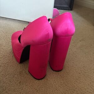 Elegant Pink Platform Heels